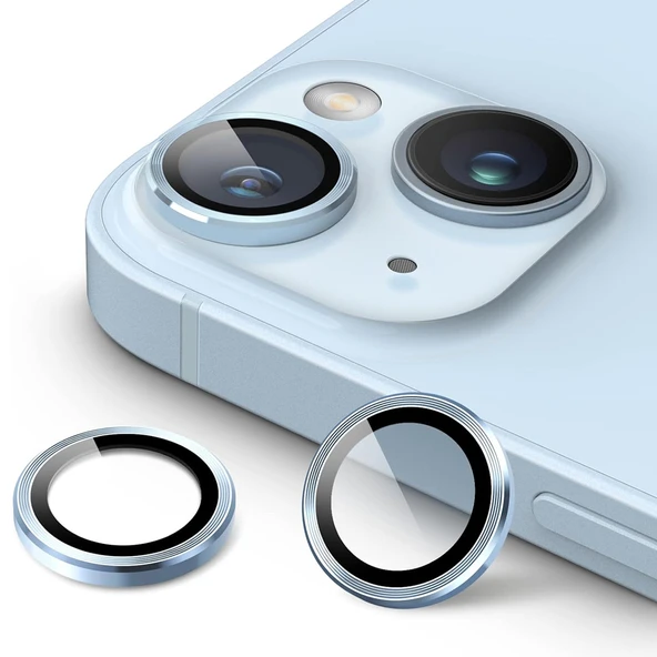 iPhone 14 / iPhone 14 Plus Raze Metal Kamera Lens Koruyucu - 6