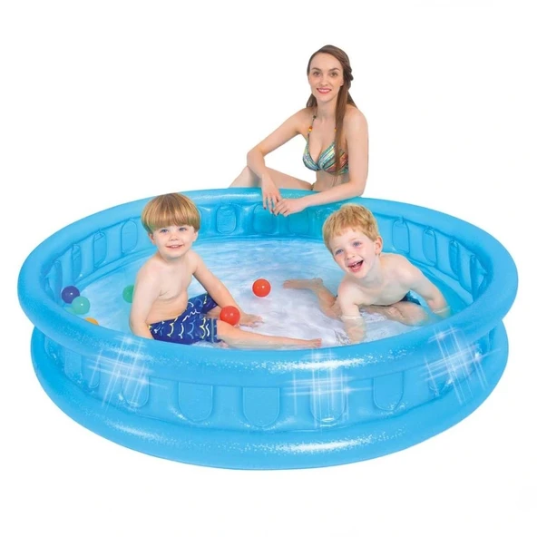 Nessiworld Jilong SunClub Mavi Yuvarlak Havuz 51004 - Resim 1