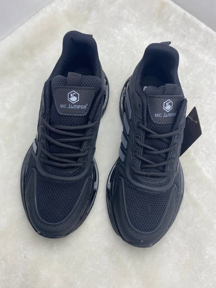 ÇİĞDEM SİYAH-GRİ ERKEK SPOR AYAKKABI - Resim 3