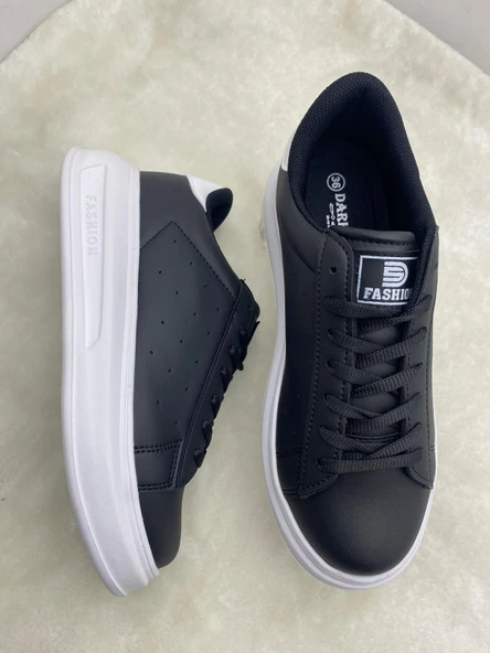 ÇİĞDEM DERİ YÜKSEK TABAN KADIN GÜNLÜK SPOR AYAKKABI - Resim 7