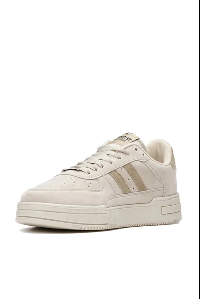 CONSEPT BEJ ÇİZGİLİ NUBUK SPOR AYAKKABI Unisex - 4