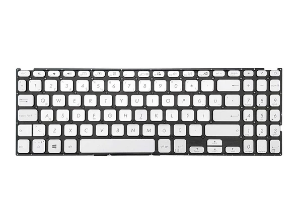Asus X509Ja-Bq084, X509Ja-Bq084T Klavye (Silver, Gri TR)