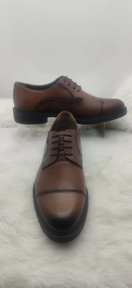 ÇİĞDEM  GERÇEK DERİ BAĞLI KLASİK AYAKKABI (A.AKN) - Resim 2