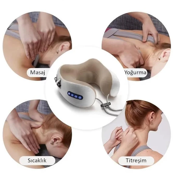 Valkyrie Şarjlı Masajlı Isıtmalı Titreşimli Boyun Masaj Yastığı Yakı Kompleksi - 3