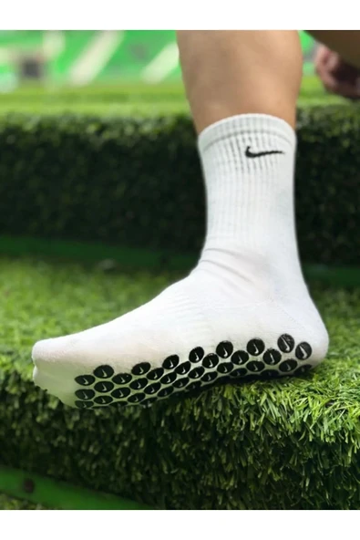 Kaydırmaz Silikon Tabanlı Futbol Çorabı Havlu Taban Dikişsiz Pro Maç Çorabı Sporcu Tozluk Halı Saha