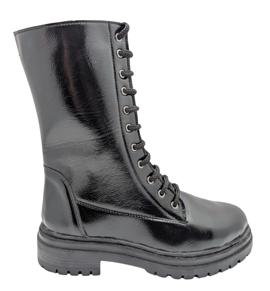 Lune Givrée - Kadın Suni Deri (Rugan) Postal Bot - Resim 4