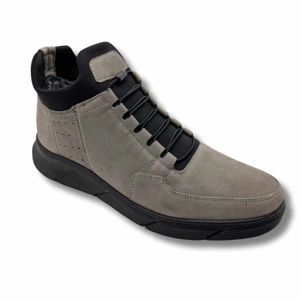 QUOTAZİO İÇİ YÜNLÜ LASTİK BAĞLI ORTOPEDİK BOT - Resim 4