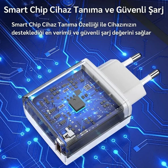Tonex 67W USB-A to Type-C Kablolu Şarj Aleti - 3