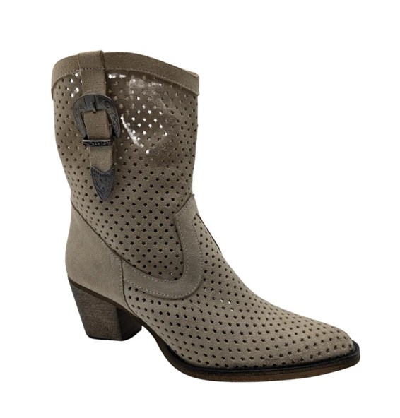 Çiğdem Kundura DustTrail Kadın Hakiki Deri Kovboy Botu - 3