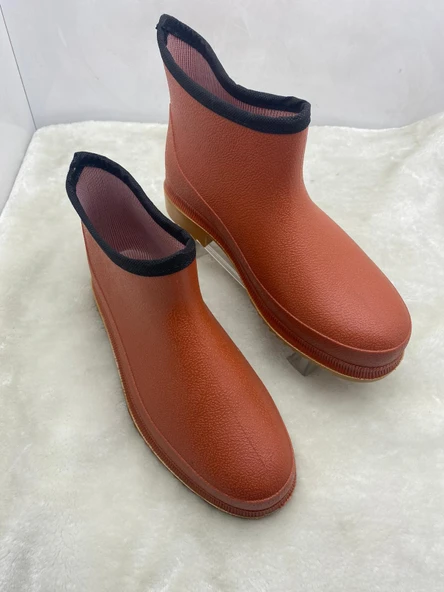 ULAŞ TURUNCU KREP BAHÇE KISA LASTİK ÇİZME Unisex - 2