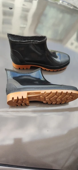 ULAŞ SİYAH RENÇBER BAHÇE KISA LASTİK ÇİZME Unisex - 2