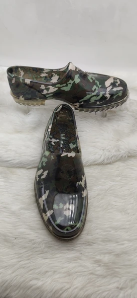 ERKEK KAMUFLAJ LASTİK AYAKKABI - Resim 2