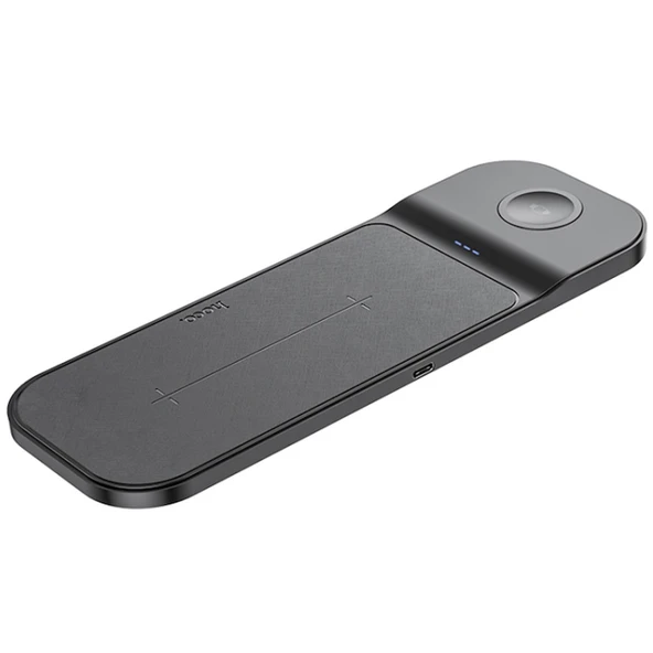 HOCO CQ6 3in1 Wireless Kablosuz Hızlı Şarj Standı (Telefon-Kulaklık-Samsung watch) - 4