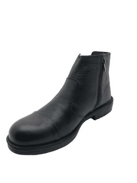 GAMZE - 456 - İÇİ KÜRKLÜ GERÇEK DERİ BOT - Resim 2