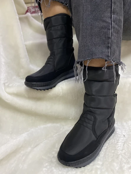 ÇİĞDEM YANDAN ÇİFT CIRTLI BÜTÜN TOPUK İÇİ YÜTLÜ KAR BOTU (TWİNGO KAR2) - Resim 2