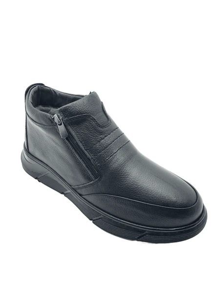 ÇİĞDEM KUNDURA - 811 - İÇİ YÜNLÜ GERÇEK DERİ BOT - Resim 2