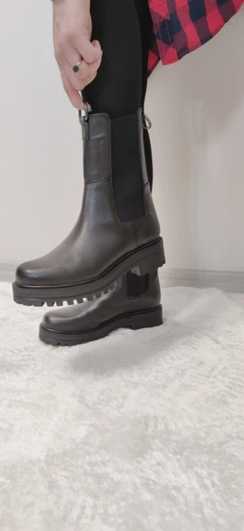 QUAİNT GERÇEK DERİ MİDİ BOY BOT (BRÇ B 12) - Resim 2