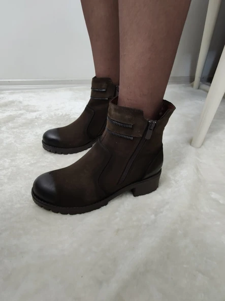 STİGUE GERÇEK DERİ KADIN ORTOPEDİK BOT(SCVA B2) - Resim 3