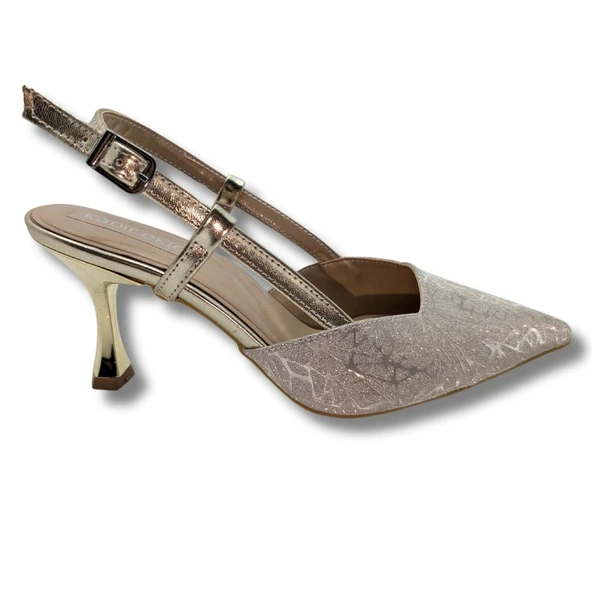 Honoris | Abiye Taşlı Arkadan Bağlamalı Stiletto - Resim 3