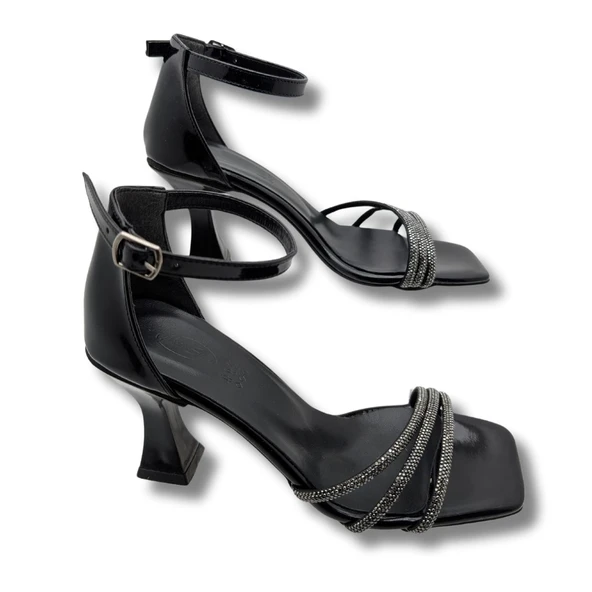 Aurora Mystique Kadın Taşlı Kadeh Topuk Abiye Ayakkabı - Resim 12