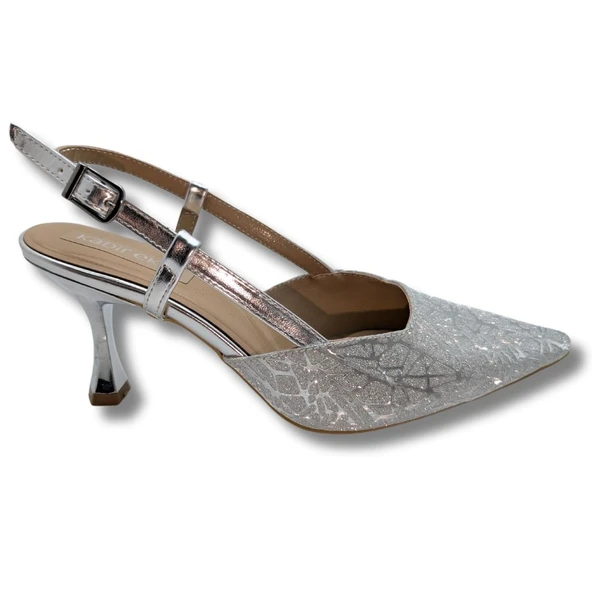 Honoris | Abiye Taşlı Arkadan Bağlamalı Stiletto - Resim 2