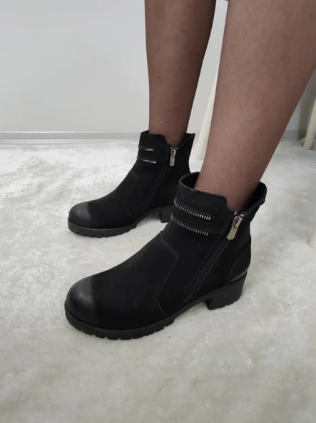 STİGUE GERÇEK DERİ KADIN ORTOPEDİK BOT(SCVA B2) - Resim 2