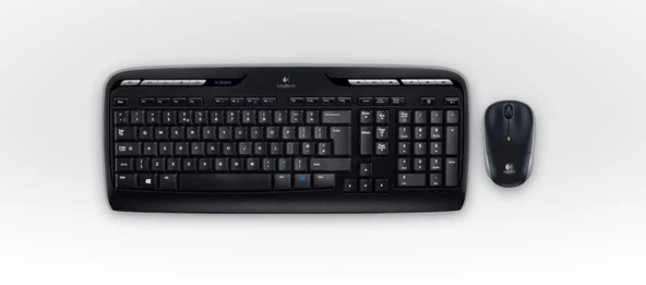 LOGITECH MK330 Kablosuz Klavye Mouse MM Set Siyah (920-003988)