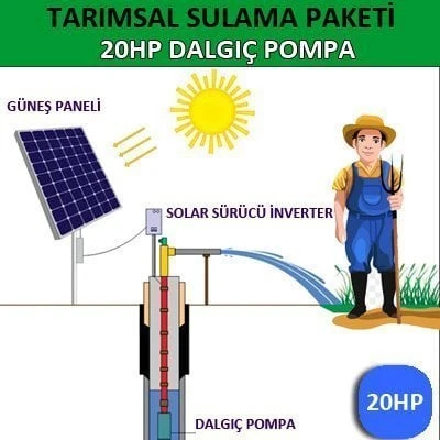 20HP DALGIÇ POMPA - TARIMSAL SULAMA SİSTEMİ - 2