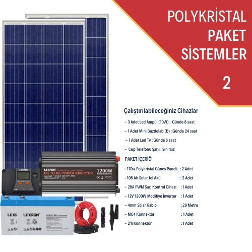 POLYKRİSTALLİ MİNİ BUZDOLABI PAKETİ (PAKET 2) - Resim 2