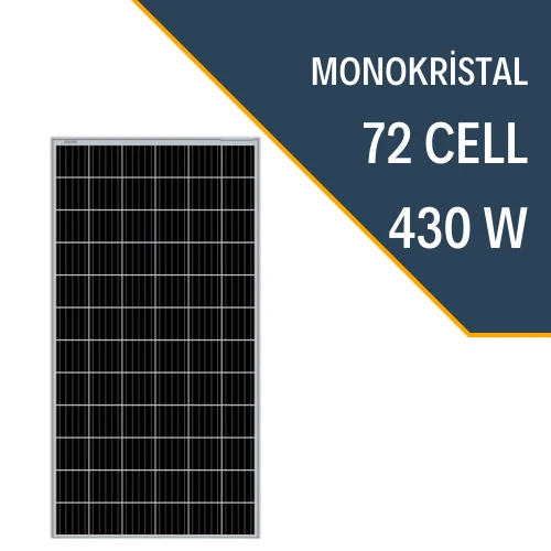 430W MONOKRİSTAL GÜNEŞ PANELİ ürün görseli