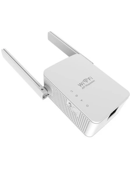 İnternet Güçlendirici Wlan Çift Antenli Access Point Repeater 300 Mbps