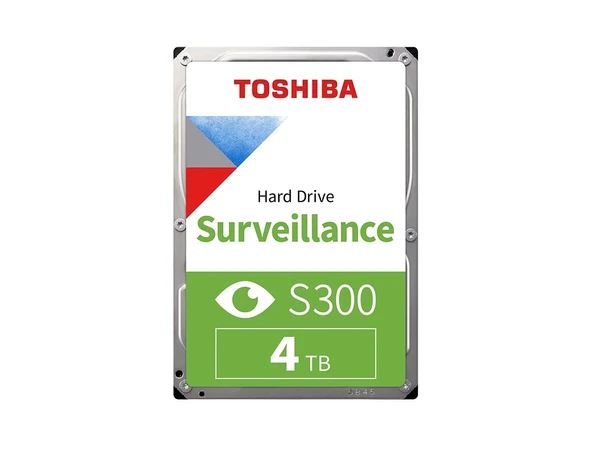 TOSHIBA S300  4 TB 5400RPM 128MB 7/24 DVR,NVR için Güvenlik HDD