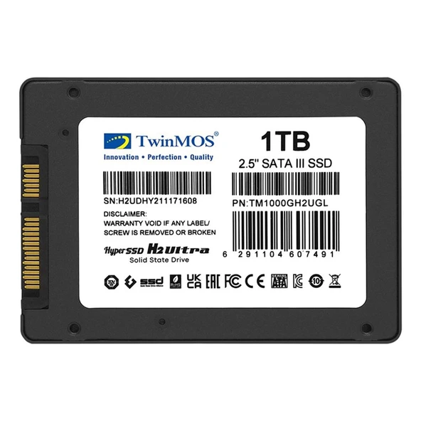 TwinMOS 1TB SATA3 SSD 580Mb-550Mb/s  3DNAND