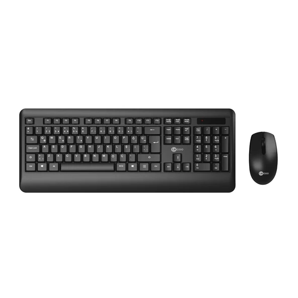 LECOO KW202 SİYAH KABLOSUZ KLAVYE & MOUSE SET