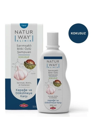 Otacı Naturway Sarımsaklı Kepeğe Ve Dökülmeye Karşı Şampuan 500 ml - 1 Adet 8699512011745 - 2