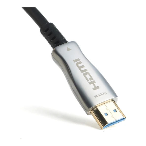 Dark HDMI 2.0b 18Gbps 4K 60Hz AOC Active Optical Fiber HDMI Kablo - 50 Metre