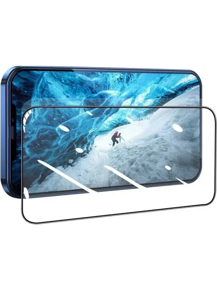 Cover Center Apple İphone 15 Tam Tam Kaplayan Darbe Dayanıklı Parlak Esnek Kırılmaz Ekran Koruyucu - 4