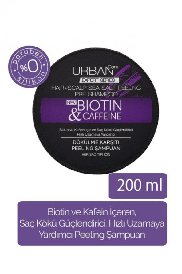 Urban care Biotin ve Kafein Peeling Şampuan 200 ml