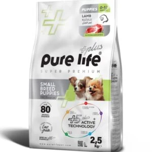 Pure Life Plus Küçük Irk Kuzu Etli Yavru Köpek Maması 2.5 Kg | Sağlıklı ve Dengeli Beslenme Çözümü