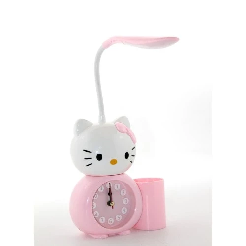 Hello Kitty Masa Lambası Saat Ve Kalemlik