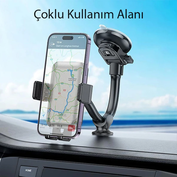 HOCO H27 Araç İçi Torpido Üstü Telefon Tutucu - 3