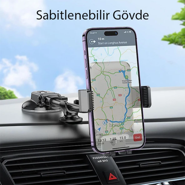 HOCO H27 Araç İçi Torpido Üstü Telefon Tutucu - 2