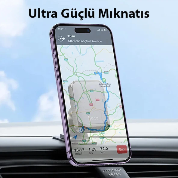 HOCO H25 Araç İçi Torpido Üstü Manyetik Telefon Tutucu - 3