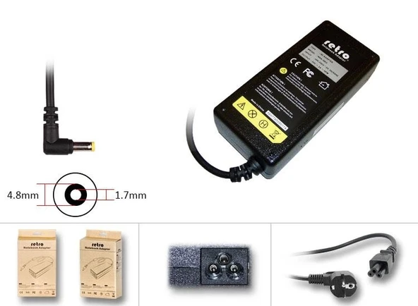 RETRO Sony 10.5V 4.3A 45W VGP-AC10V8 Notebook Adaptör RNA-SN11