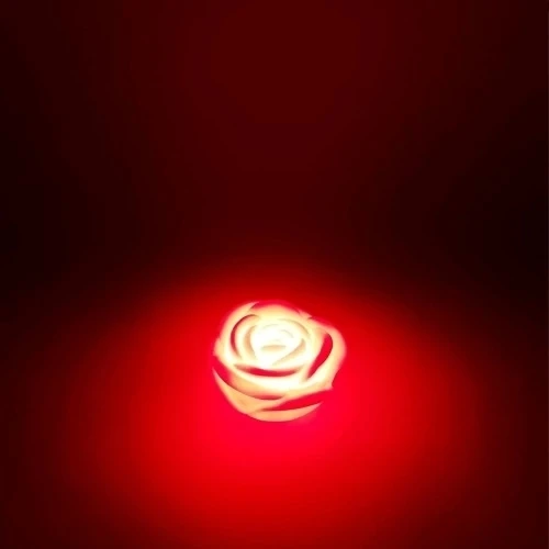 Led Işıklı Gül Mum - 2