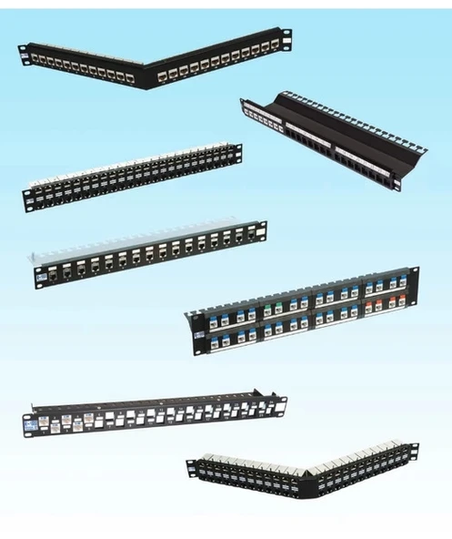 24 Port Keystone Jack UTP Çapraz Panel B ürün görseli 1