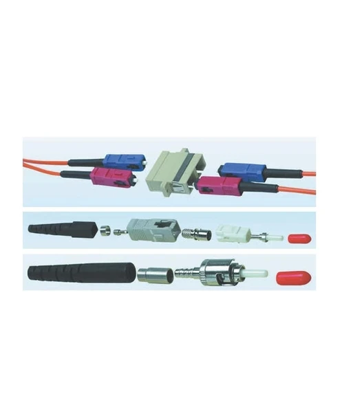 LC Duplex MM Plastik Adaptor Bej - 1