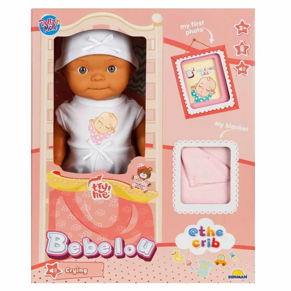 Nessiworld Bebelou Sesli Hoş Geldin Bebeği 30 cm - 3