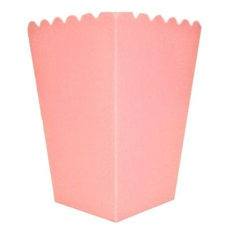 POPCORN KUTUSU PEMBE DÜZ ürün görseli