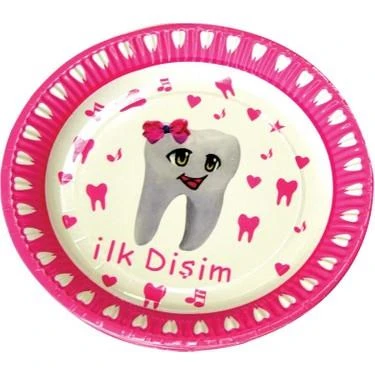 TABAK KARTON İLK DİŞİM PEMBE 2